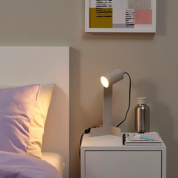 IKEA FLOTTILJ Desk lamp, beige | IKEA Table Lamps | Eachdaykart