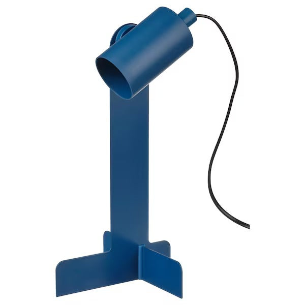 IKEA FLOTTILJ Desk lamp, dark blue | IKEA Table Lamps | Eachdaykart