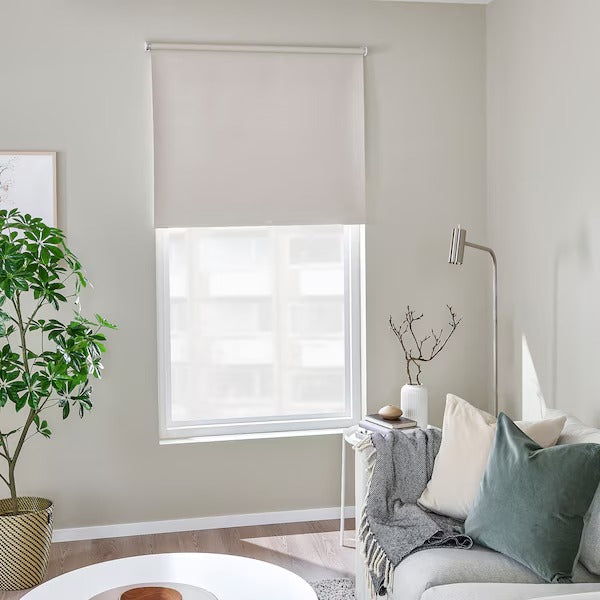 IKEA Fonsterblad block out roller blind beige