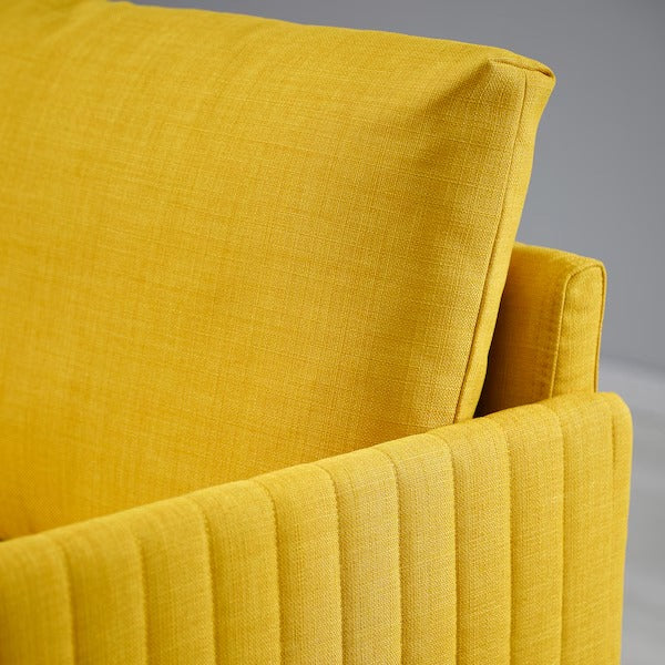 IKEA Fridhult sofa bed skiftebo yellow