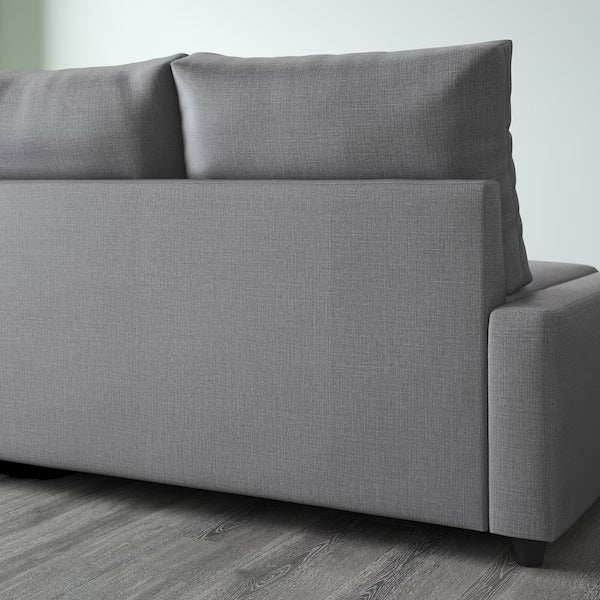 IKEA Friheten corner sofa bed with storage skiftebo dark grey