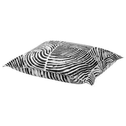 IKEA FRODD Pillowcase, black/stripe, 50x80 cm (20x31 ") | IKEA Bed linen | Eachdaykart