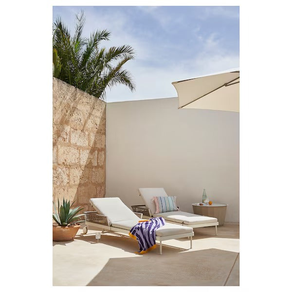 IKEA Froson Duvholmen sun lounger cushion beige