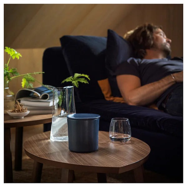 IKEA Fruktskog scented candle in ceramic jar with lid