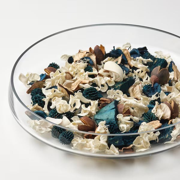 IKEA Fruktskog scented potpourri vetiver and geranium black turquoise