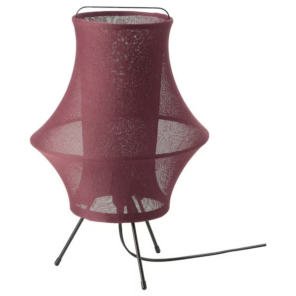 IKEA FYXNAS Table lamp, dark red | IKEA Table Lamps | Eachdaykart