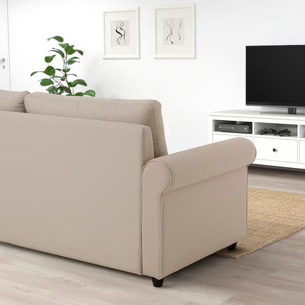 IKEA Gammalbyn 3 seat sofa bed beige