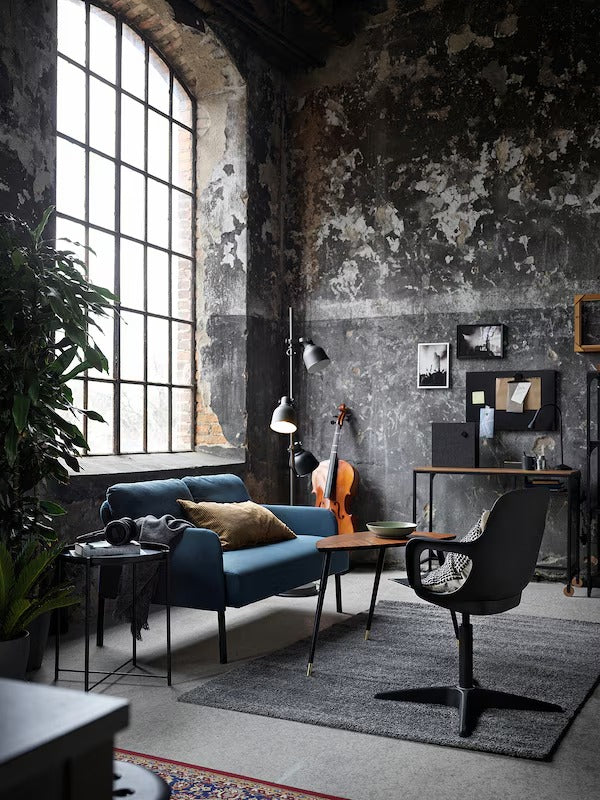 IKEA Glostad 2 seat sofa knisa medium blue