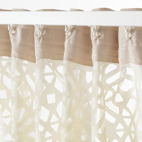 IKEA GOKVALLA Curtain, off-white, 145x250 cm (57x98 ") | IKEA Curtains | Eachdaykart