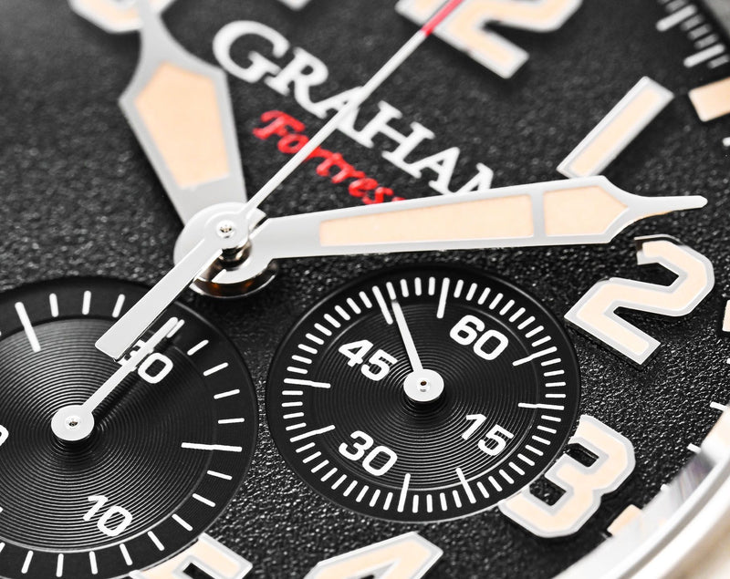 Graham Fortress Black Automatic Watch for Men