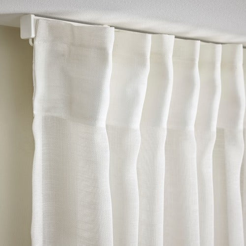 IKEA Hallebracka Sheer curtains 1 pair white