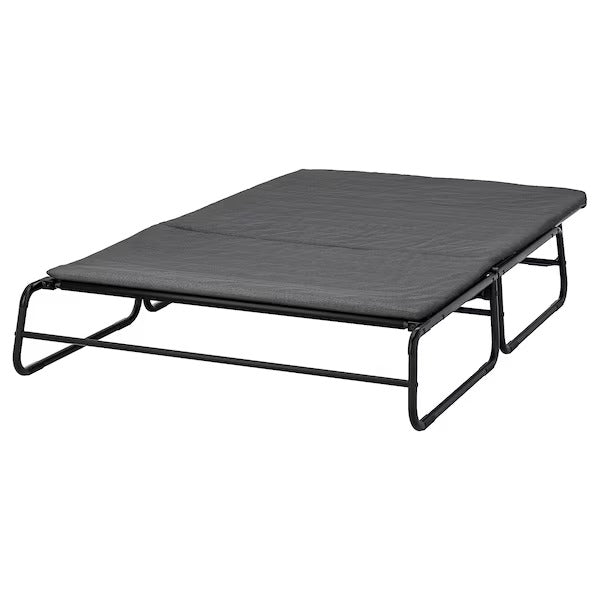 IKEA Hammarn sofa bed knisa dark grey black