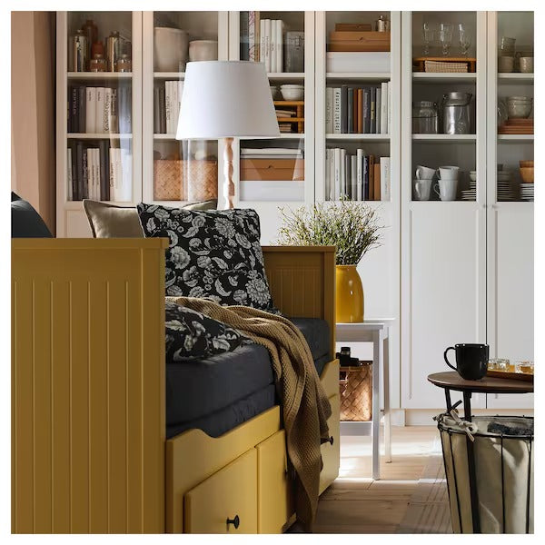 IKEA Hemnes day bed frame with 3 drawers yellow
