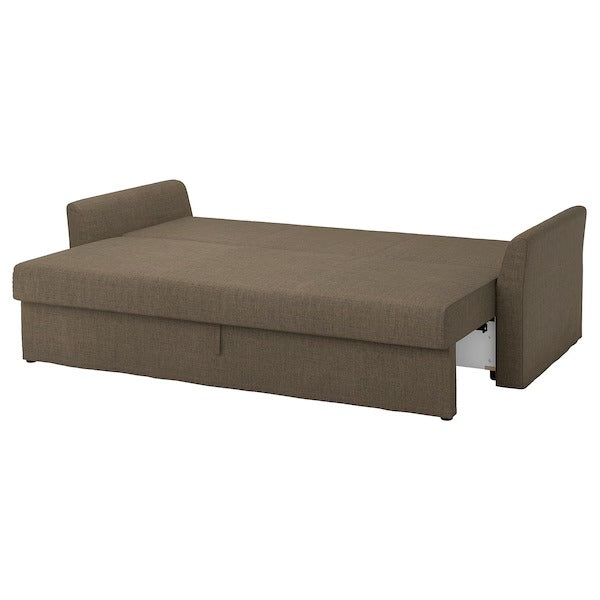 IKEA Holmsund 3 seat sofa bed kilanda grey brown
