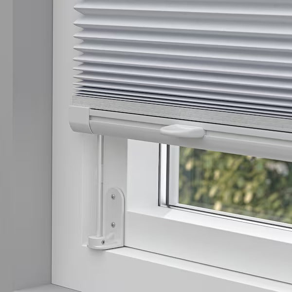 IKEA Hornvallmo block out pleated blind white top down bottom up