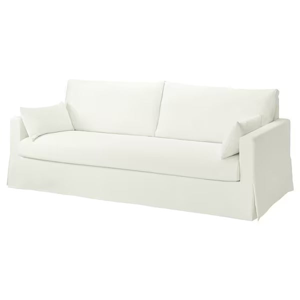 IKEA Hyltarp cover for 3 seat sofa hallarp white