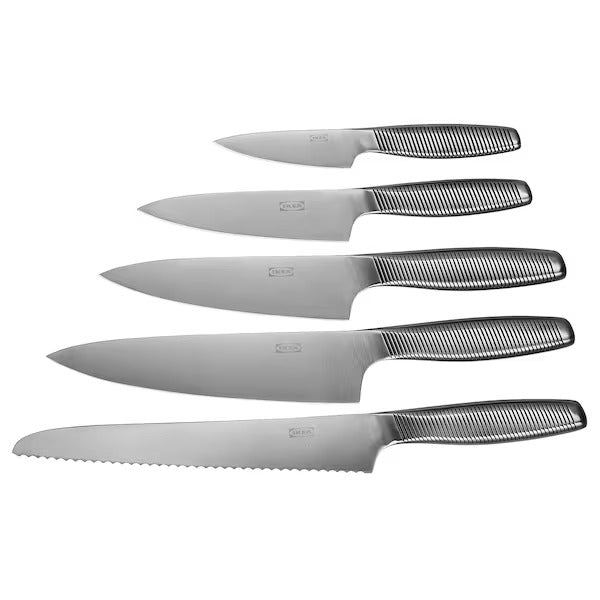 IKEA 365 5 piece knife set stainless steel