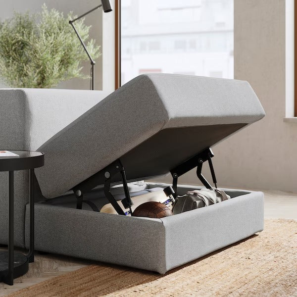 IKEA Jattebo 1 5 seat module with storage tonerud grey