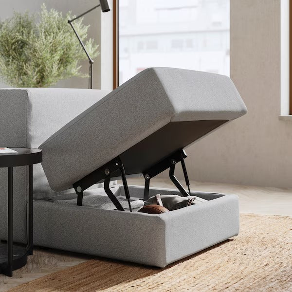 IKEA Jattebo 1 seat module with storage tonerud grey