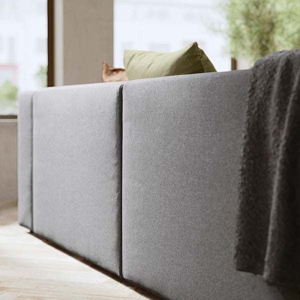 IKEA Jattebo 4 seat modular sofa with chaise longue right tonerud grey