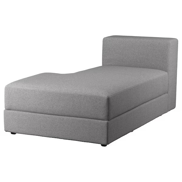 IKEA Jattebo cover chaise longue module left tonerud grey