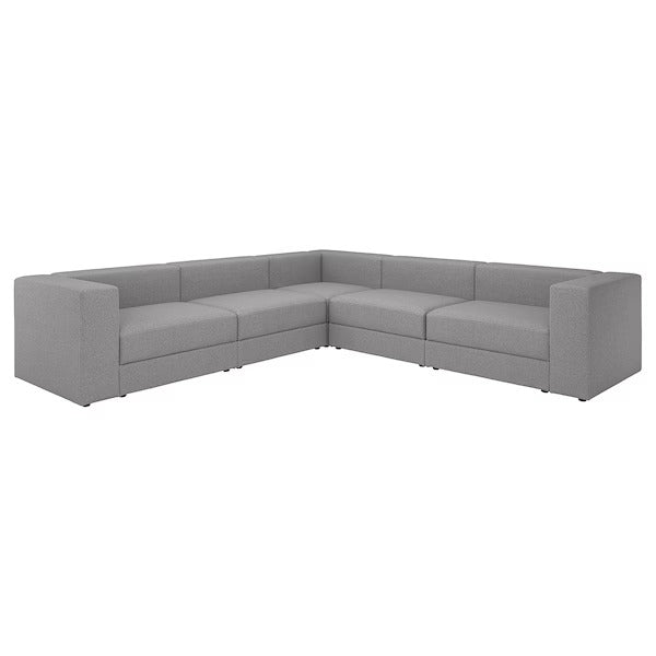IKEA Jattebo modular corner sofa 6 seat tonerud grey