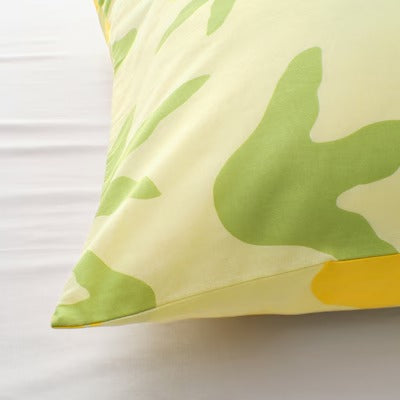 IKEA JATTELIK Duvet cover and pillowcase, Tyrannosaurus Rex/Triceratops/yellow, 150x200/50x80 cm (59x79/20x31 ") | IKEA Bed linen | Eachdaykart