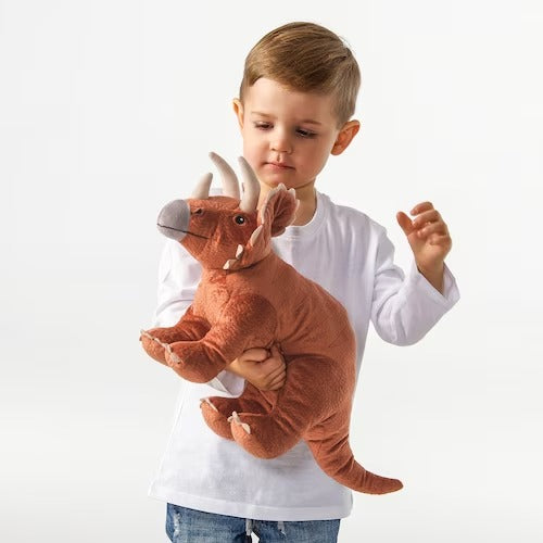 IKEA JATTELIK Soft toy, dinosaur/dinosaur/triceratops, 46 cm (18 ") | IKEA Soft Toys | Eachdaykart