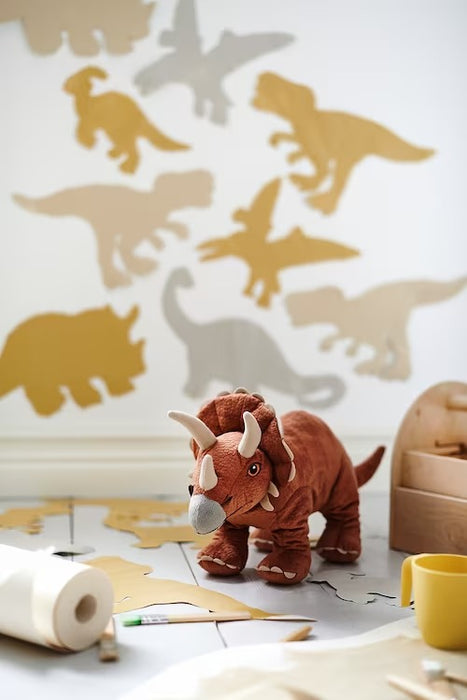 IKEA JATTELIK Soft toy, dinosaur/dinosaur/triceratops, 46 cm (18 ") | IKEA Soft Toys | Eachdaykart