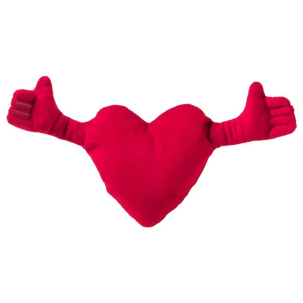 IKEA KAMRATLIG Soft toy, red/heart | IKEA Soft Toys | Eachdaykart