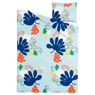 IKEA KANTDRACENA Duvet cover and pillowcase, 150x200/50x80 cm (59x79/20x31 ") | IKEA Bed linen | Eachdaykart