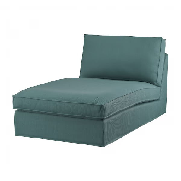 IKEA Kivik cover for chaise longue kelinge grey turquoise