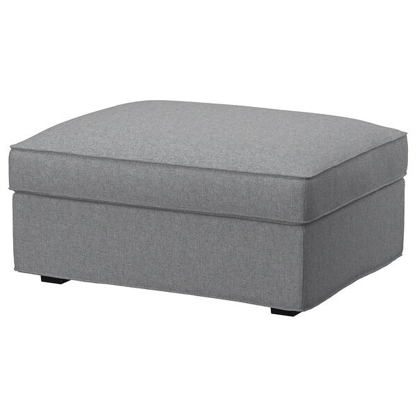 IKEA Kivik cover for footstool with storage tibbleby beige grey