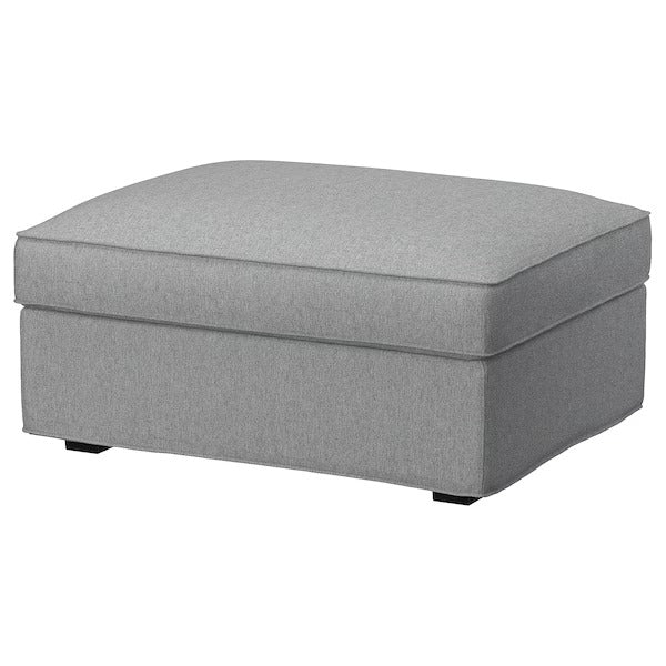 IKEA Kivik footstool with storage tibbleby beige grey