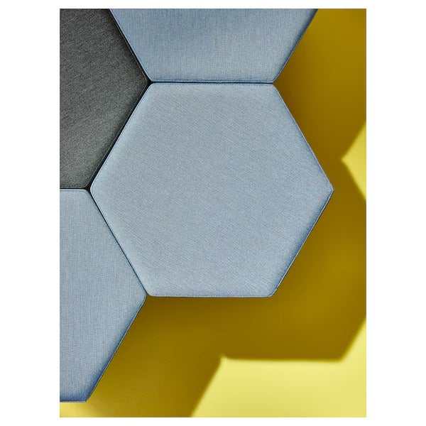 IKEA Kjuge pouffe with storage knisa medium blue