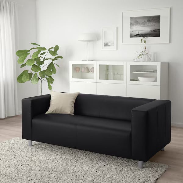IKEA klippan 2 seat sofa bomstad black