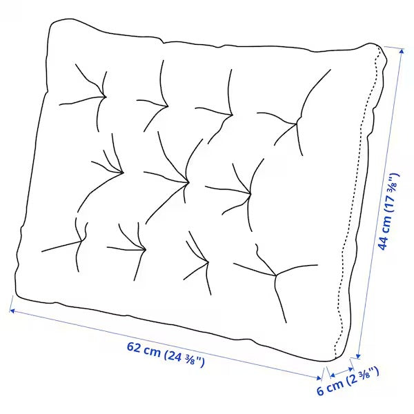 IKEA Kuddarna back cushion outdoor beige