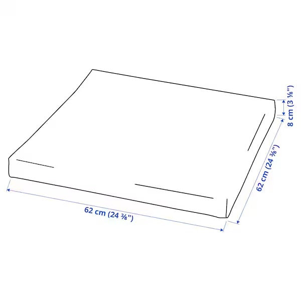 IKEA Kuddarna seat cushion outdoor beige