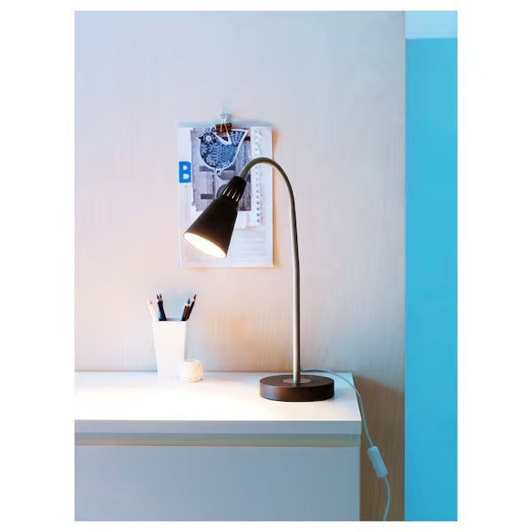 IKEA KVART Work lamp, black | IKEA Table Lamps | Eachdaykart