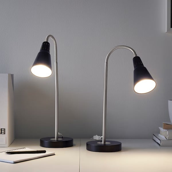 IKEA KVART Work lamp, black | IKEA Table Lamps | Eachdaykart