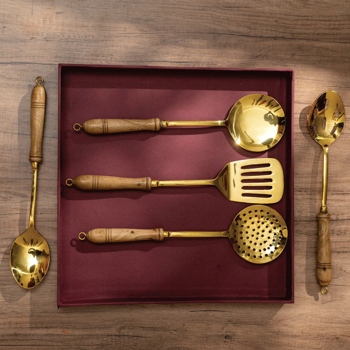 Set Of Brass Ladles | Brass Cookware