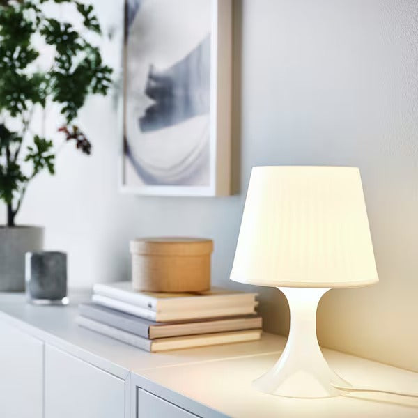 IKEA LAMPAN Table lamp, white | IKEA Table Lamps | Eachdaykart