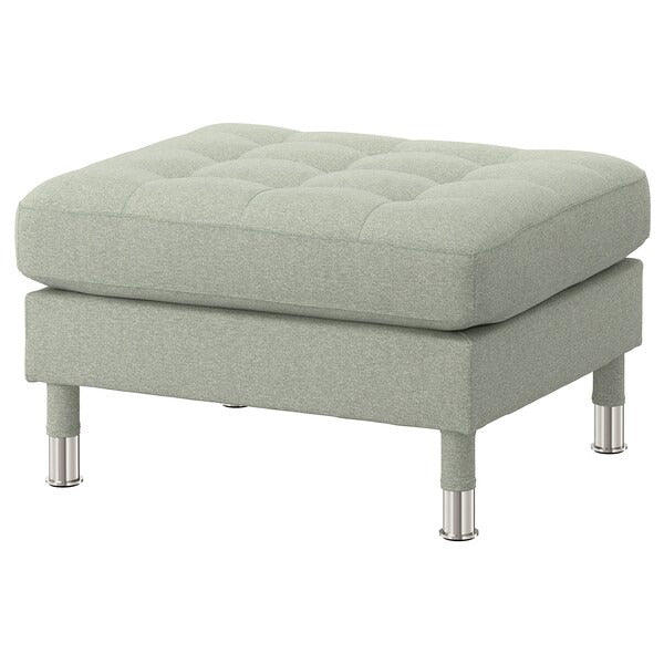 IKEA Landskrona footstool gunnared light green metal