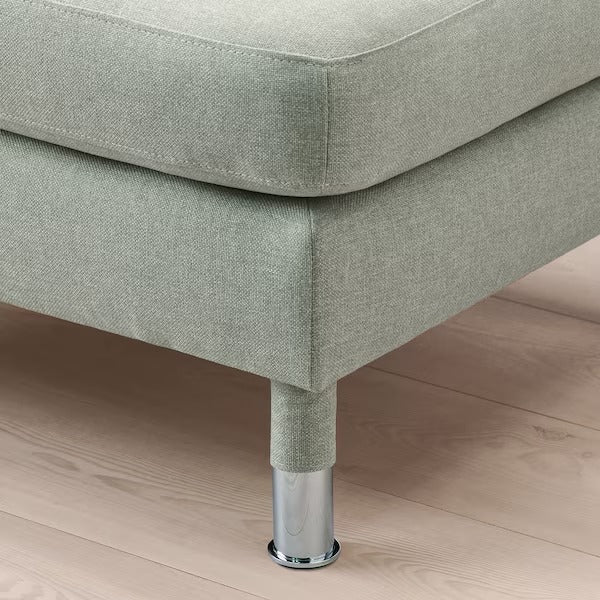 IKEA Landskrona footstool gunnared light green metal