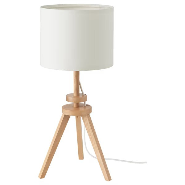 IKEA LAUTERS Table lamp, ash/white | IKEA Table Lamps | Eachdaykart