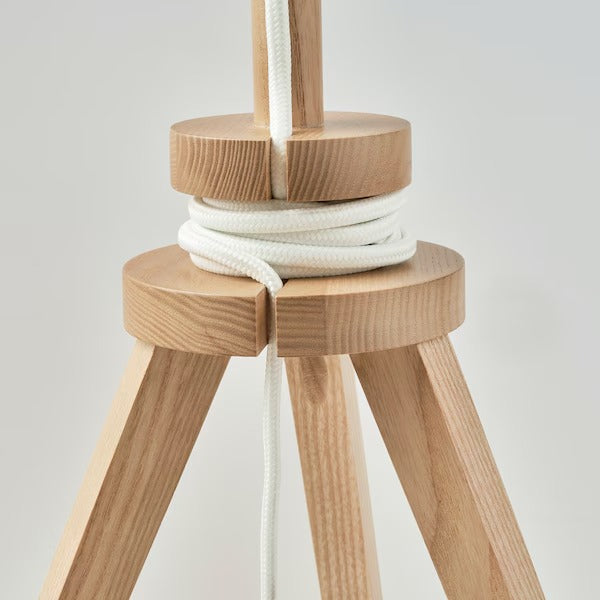 IKEA LAUTERS Tischleuchte, Esche/Weiß | IKEA Tischleuchten | Eachdaykart