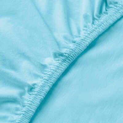 IKEA LEN Fitted sheet, blue, 80x130 cm (31x51 ") | IKEA Bed linen | Eachdaykart