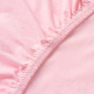 IKEA LEN Fitted sheet, pink, 80x165 cm (31x65 ") | IKEA Bed linen | Eachdaykart