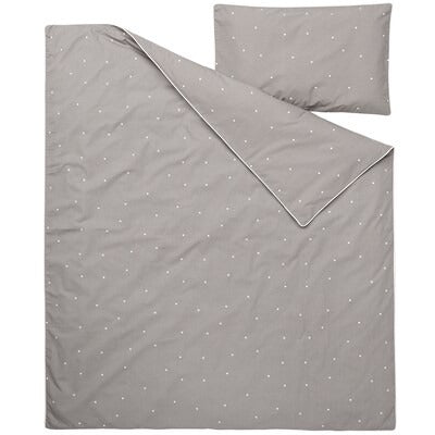 IKEA LENAST Duvet cover 1 pillowcase for cot, dot pattern, 110x125/35x55 cm (43x49/14x22 ") | IKEA Bed linen | Eachdaykart