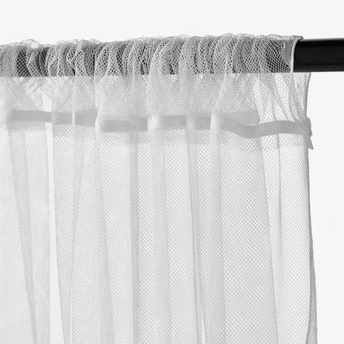 IKEA LILL Net curtains, 1 pair, white, 280x250 cm (110x98 ") | IKEA Curtains | Eachdaykart